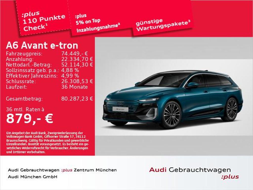 Audi A6 e-tron 2025 Elektrisch