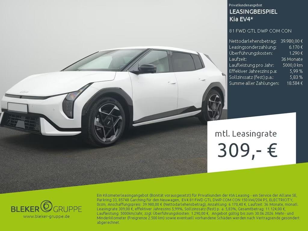 Kia EV4 2026 Elektrisch