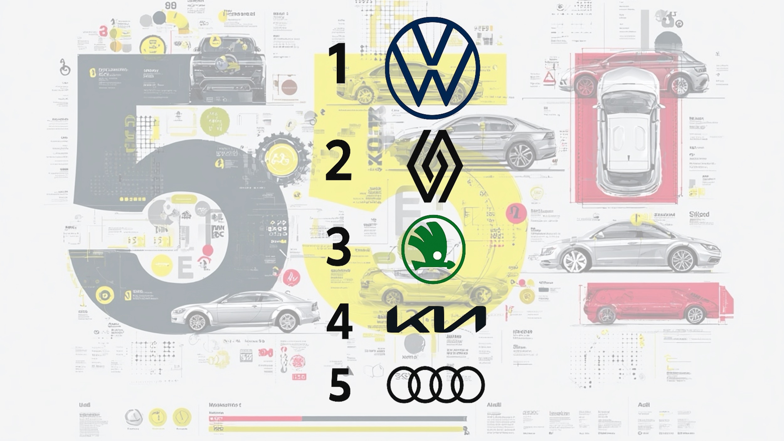 Top 5 beste verkochte automerken november 2025