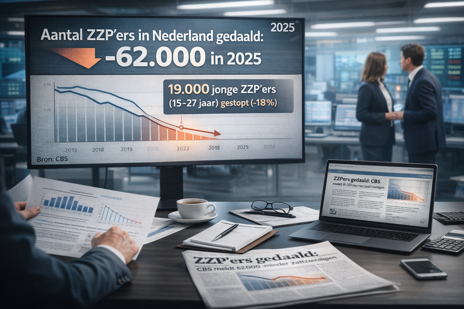 62.000 minder ZZP'ers in een jaar: beschermen we de arbeidsmarkt of remmen we ondernemerschap af?